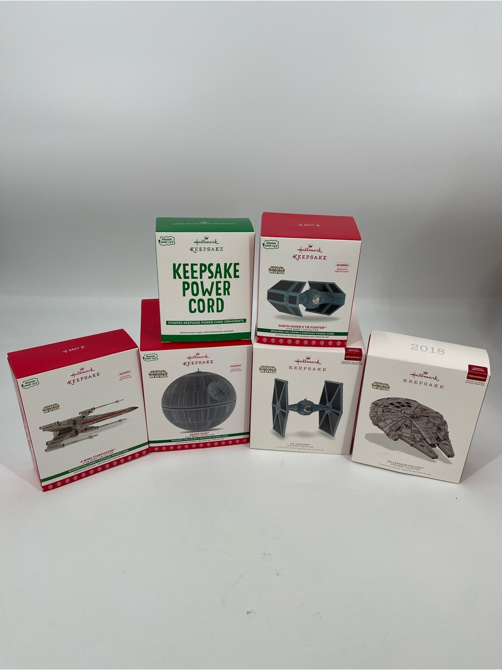 Hallmark Keepsake Star Wars Storytellers Ornaments Lot of 5+ Power Cord NIB